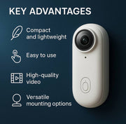 Action 4K Professional Body Camera By Simerro