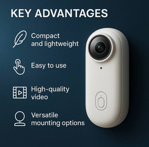 Action 4K Professional Body Camera By Simerro